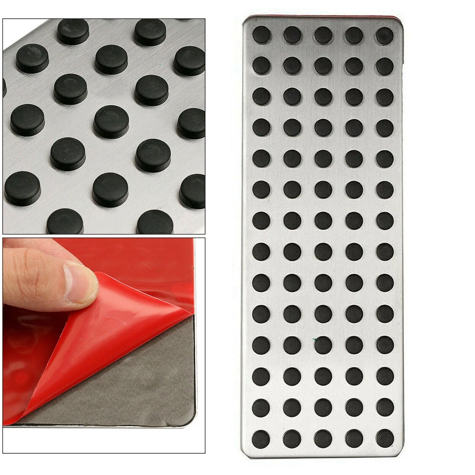 Pedais de descanso para os pés de carro tampa almofada morta antiderrapante para Mercedes-Benz A C E GLK Class - Imagem 2 de 4