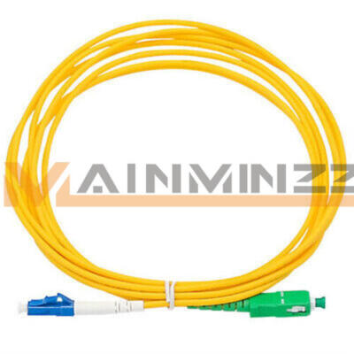10 Meter SC/APC to LC/UPC SM Single Mode 9/125 Fiber Patch Cord Simplex
