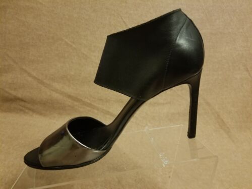 VINCE Stephanie Women Sandals Ankle Strap Black High Heels Shoes Size 9.5 M - Picture 2 of 10