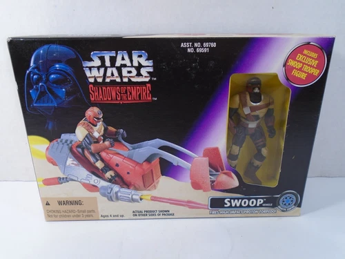 1996 HASBRO--STAR WARS SHADOWS OF THE EMPIRE--SWOOP VEHICLE SET (NEW)