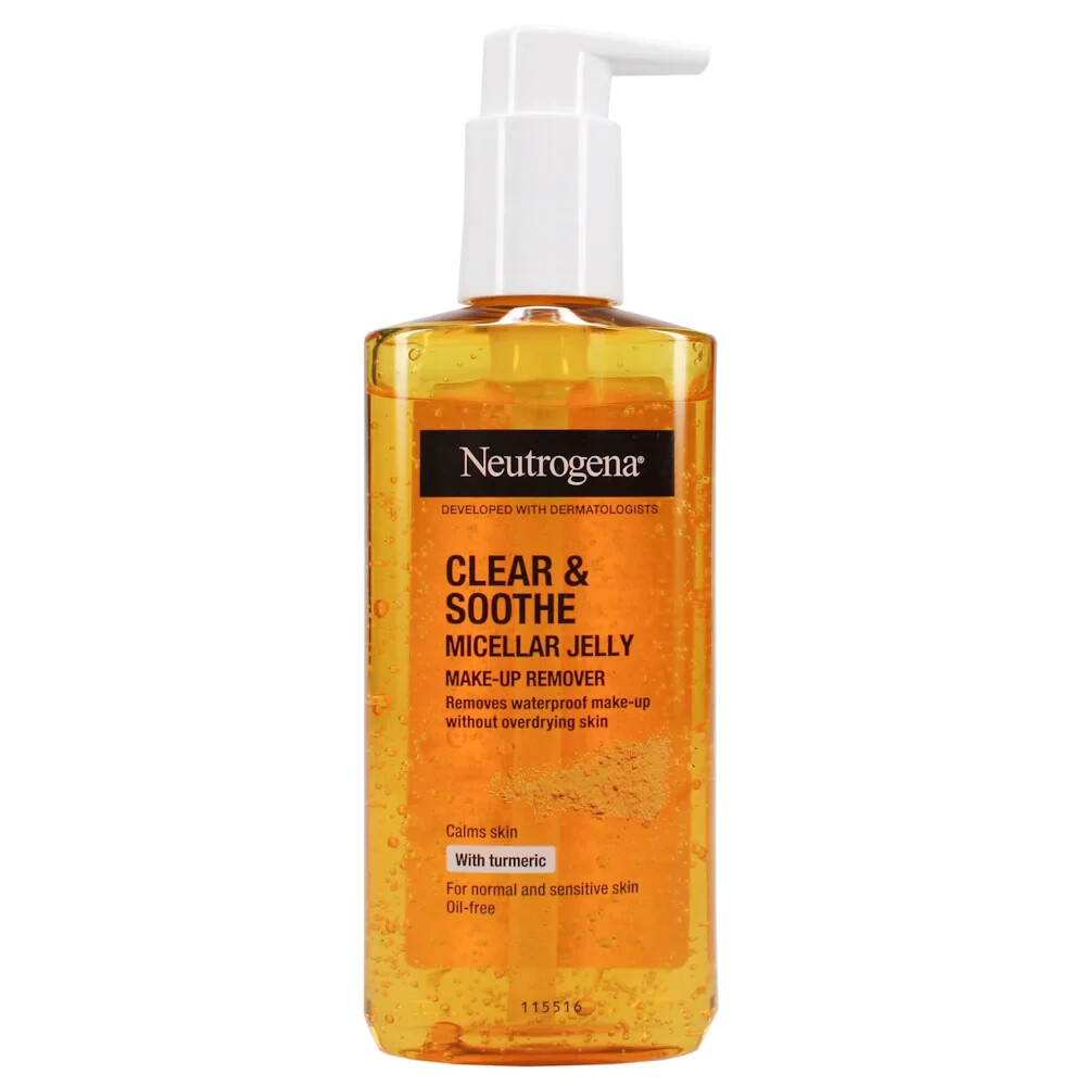 NEUTROGENA CLEAR & SOOTHE MAKE-UP REMOVER, MICELLAR JELLY OIL- FREE 200ML