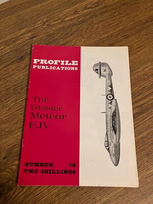 Vintage Back Issue of Profile Publications - The Gloster Meteor F. IV - No. 78