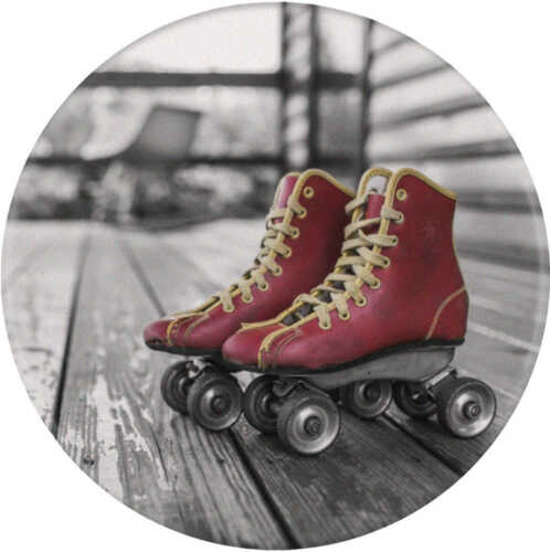'Roller Skates' Button Pin Badges (BB001349) - Picture 1 of 15