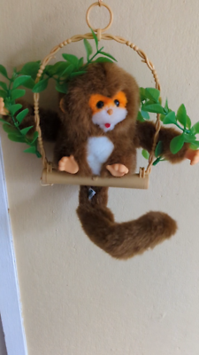1983 POPO The Singing Pocket Monkey Moving Animal Toy w/Box Read