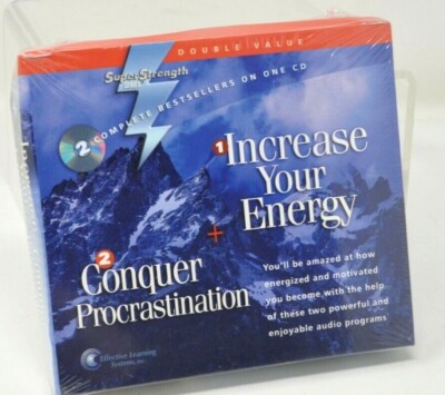 Super Strength INCREASE ENERGY + CONQUER PROCRASTINATION Audio CD 