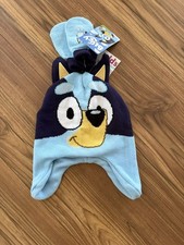 Bluey Earflap Beanie  Mittens Set