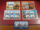 10 x TALL-SHIPS ON STAMPS MINISHEETS - UNMOUNTED USED SOUVENIR MINIATURE SHEETS