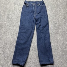 Calvin Klein Jeans Womens 10 24x27 Blue Straight Leg Mom USA Made VTG 80s