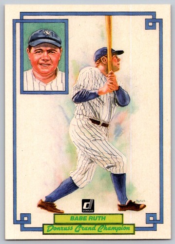 Babe Ruth #1 1984 Donruss Champions card