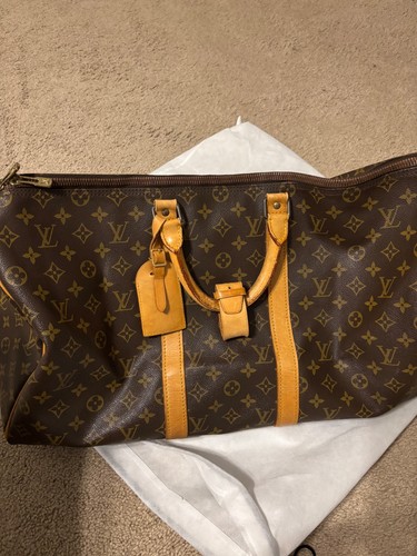 Louis Vuitton Keepall Bandouliere Duffle Brown Canvas/Leather