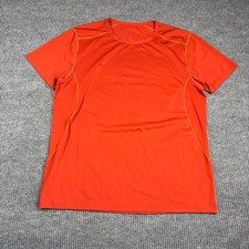 Patagonia Shirt Mens XL Capilene Cool Daily Graphic Orange Short Sleeve