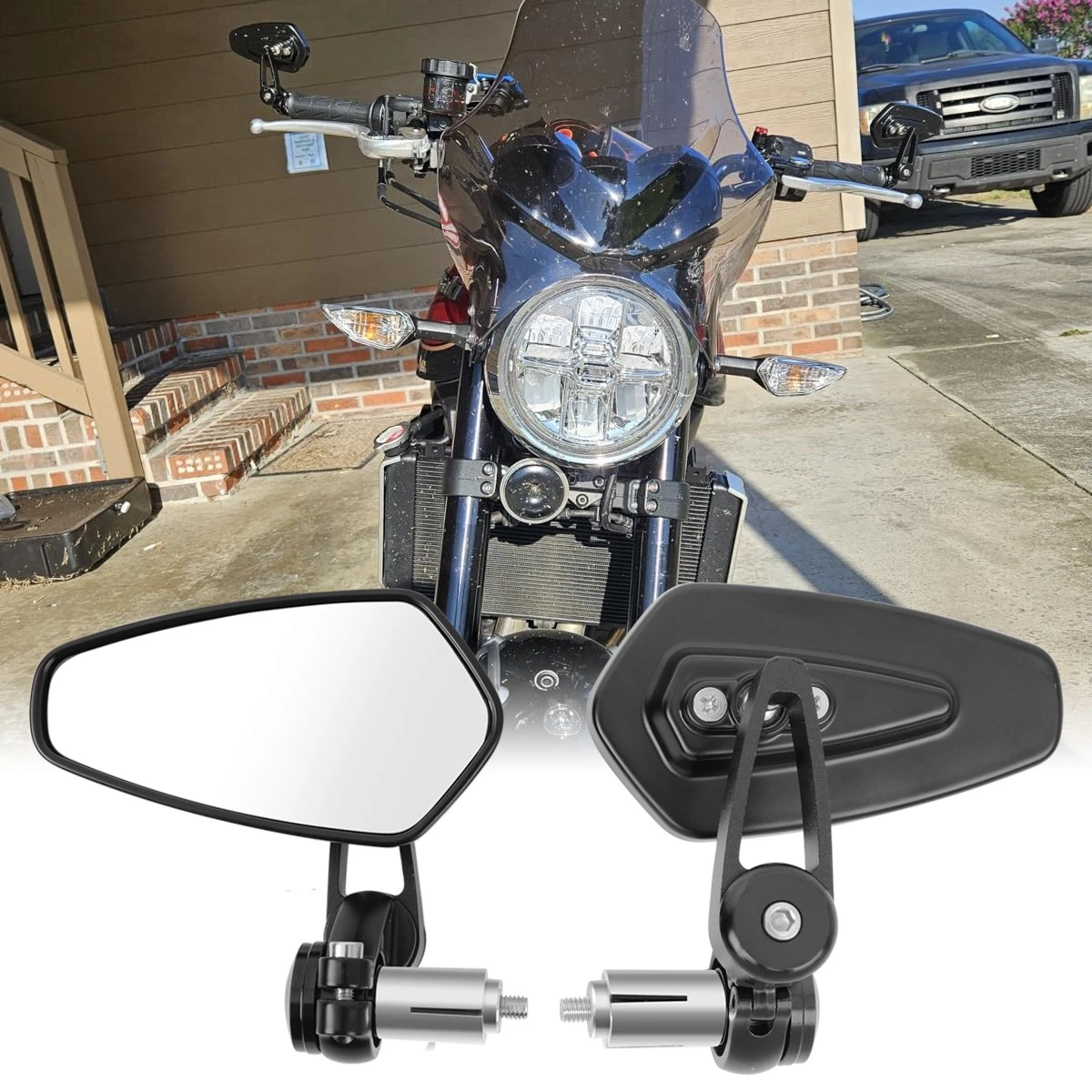 Motorcycle & Scooter Mirror Assemblies for Kawasaki Z900RS for