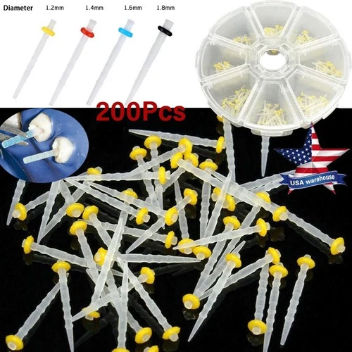 Quartz Fiber Post Dental Fiber Post teeth Restorative 1.2/1.4/1.6/1.8mm 200pcs