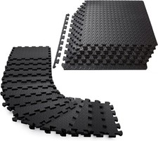 Febyyer Interlocking Soft Foam Floor Mat - 20 Tiles Protective Gym Flooring Set,