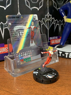 DC Heroclix Saturn Girl 002 W/ L002 Legacy Card Lot Masters Of Time Set