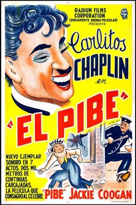   Carlitos Chaplin 'El Pibe' Vintage Poster - 1921 Classic Film Art  ️ 16x24 