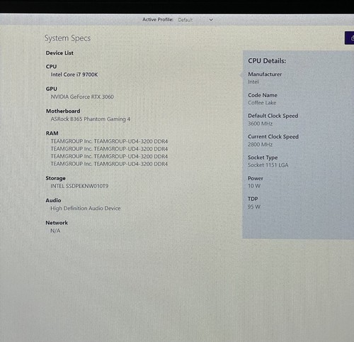 Gaming PC i7-9700K / RTX 3060 12GB / 32GB RAM / 1TB NVMe / Win 10 Ready - Picture 10 of 12