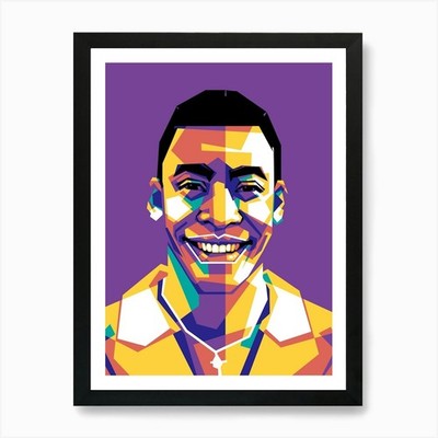 Legend Pele Wpap Art Print Framed Wall Art Poster Canvas Print Picture