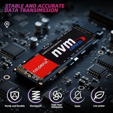 512GB NVMe M.2 2280 SSD - High-Speed 1800MB s Read, Reliable Storage for Gaming 4