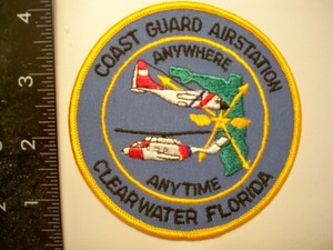 Old Coast Guard USCG Air Station Clearwater, FL Patch Aviation SAR