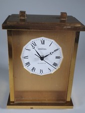 Angelus Vintage Quarz Messing Kutschenuhr Schweizer Pr&auml;sentation Ersatzteile Reparatur