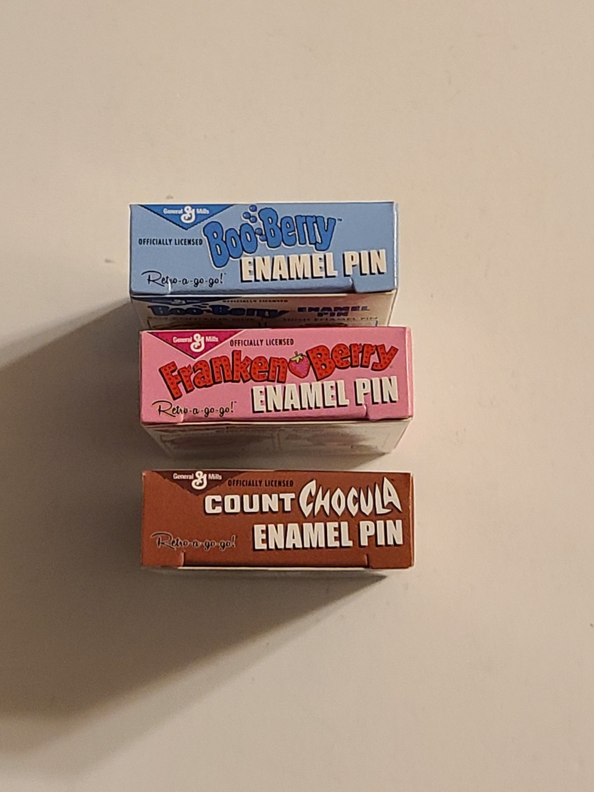 Count Chocula/Franken Berry/Boo Berry Enamel Pin Lot