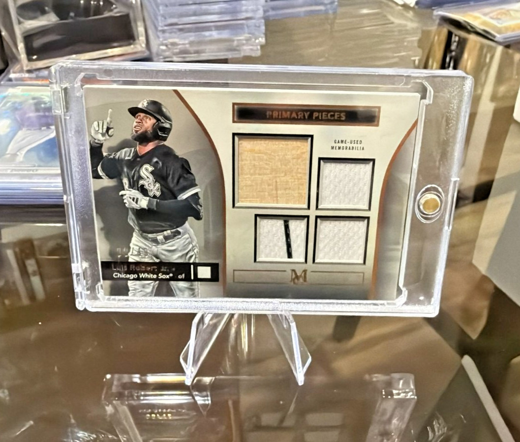 '24 Topps Museum Collection Primary Pieces Quad Relic SPPQ-LR Luis Robert Jr /49