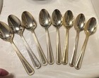 Gibson Stainless Steel Dessert Spoon Beaded Handle Glossy Finish Gold — photo 2