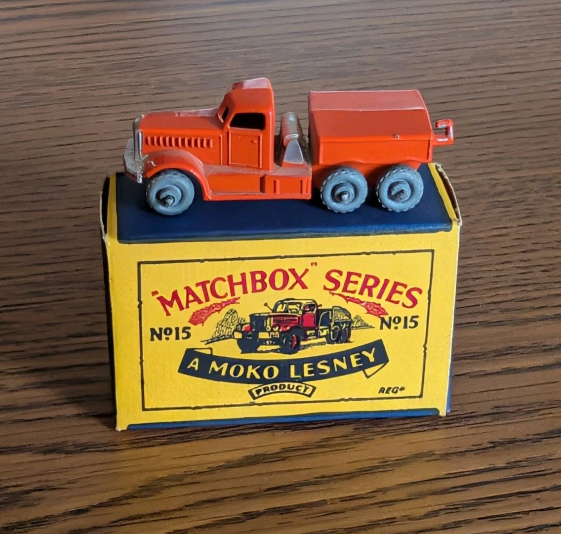 Matchbox Orange 1956 Year of Manufacture Vintage Manufacture