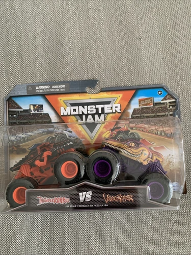 2025 SPIN MASTER MONSTER JAM SERIES 31 THUNDERROARUS VELOCIRAPTOR TWO PACK VHTF - Picture 3 of 5