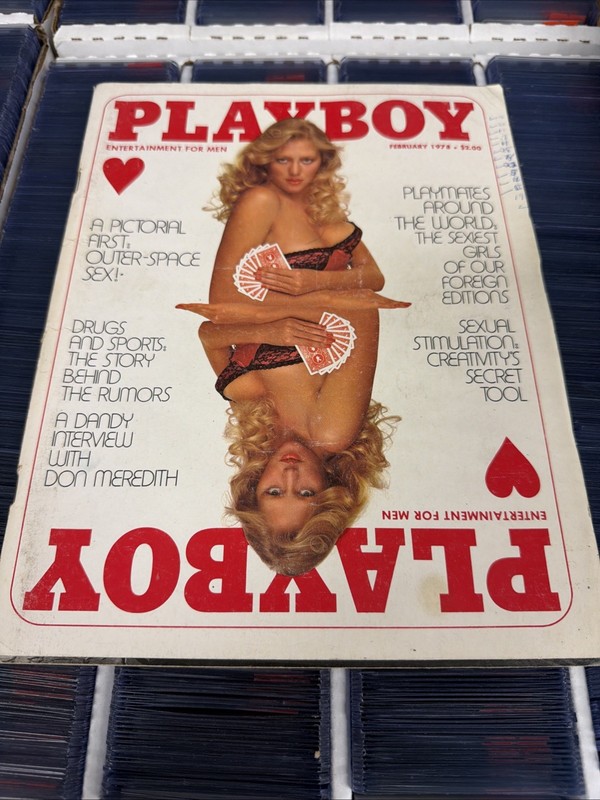 1978 PLAYBOY Magazine February Playmates Around World Don Meredith Outer Space
