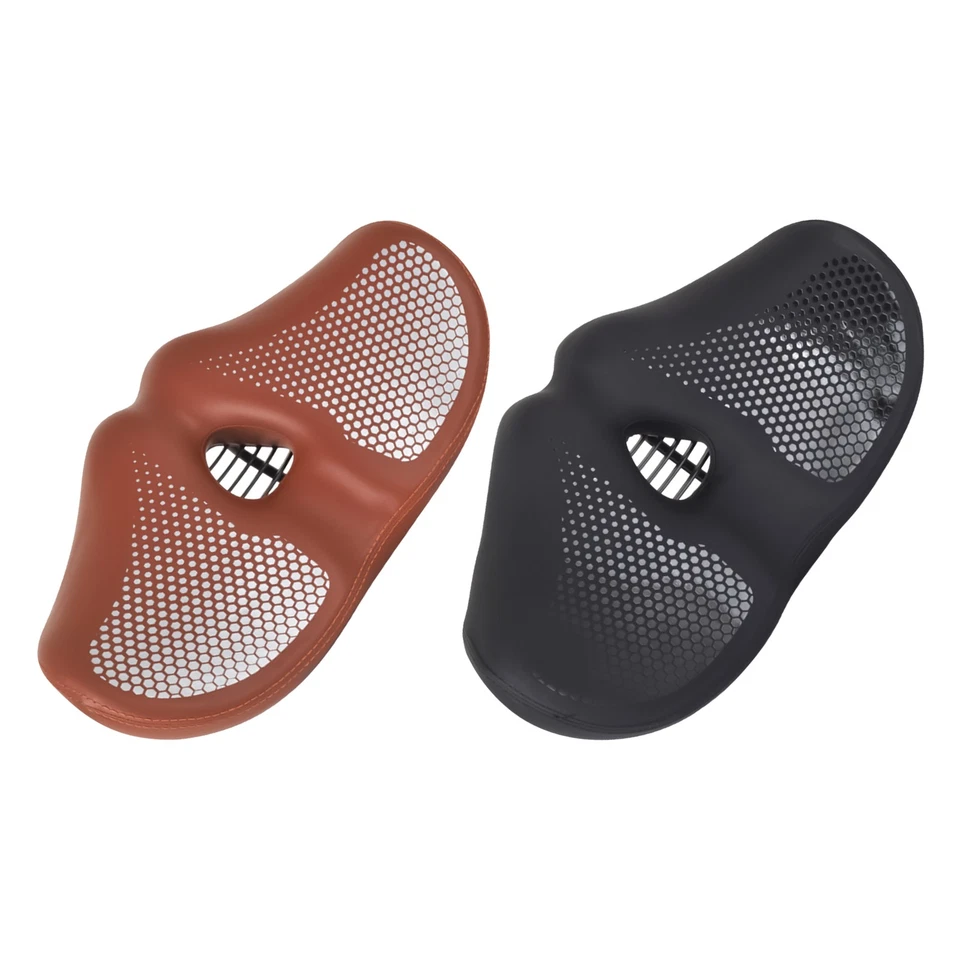 Sillín de bicicleta ensanchado sin nariz cojín de asiento cómodo absorción de impactos Foto 2 de 4