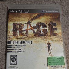 Bethesda RAGE Anarchy Edition PS3 Shooter Multiplayer Online Play M Mature