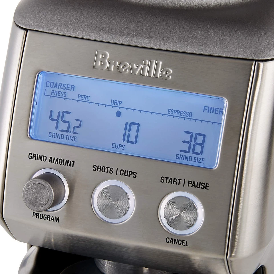 Amoladora de rebabas cónicas Breville Smart Grinder Pro Foto 3 de 4