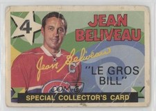 1971-72 O-Pee-Chee Jean Beliveau #263 HOF 0vh3