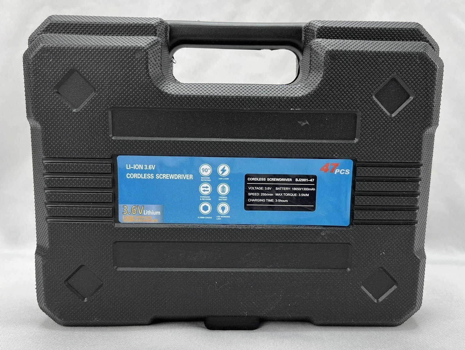 Set cacciaviti senza fili 47 pezzi LI-ION 3,6 Volt con custodia foto 2