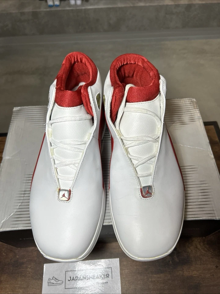 Talla 9.5 - Jordan Jumpman Team Flow Blanco Rojo Universitario 307341-106 OG BOX DS Foto 2 de 4