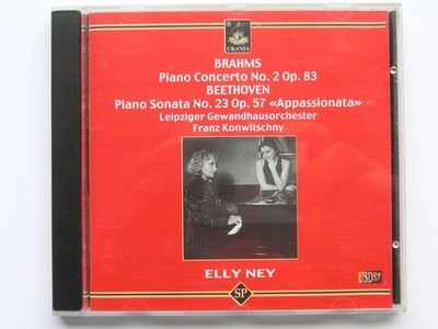 Elly Ney spielt Brahms und Beethoven - Appassionata, Klavierkonzert Nr. 2 * CD