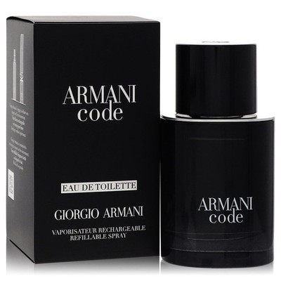 Armani Code von Giorgio Armani Eau De Toilette Spray nachfüllbar 50 ml für Herren