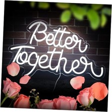 Better Together Neon Sign for Wall Decor Neon Lights for Teen Bedroom Decor