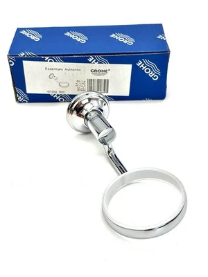 Grohe Essentials 40652 Chrom Halter Seifenschale Spender Haartrockner Becher 6cm - Bild 1 von 4