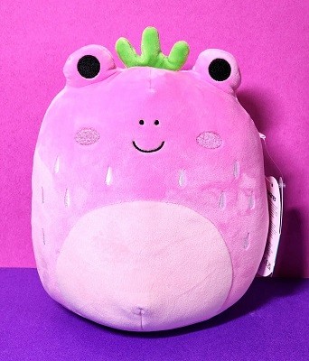 Squishmallow 8 in. Adabelle the Pink Strawberry Frog