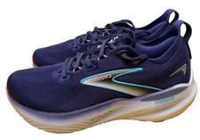 Brooks Glycerin 22 Shoes Womens 9 B Blue Running Sneakers Road 1204341B429 EUC