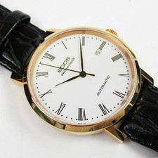 EPOS GP Stainless Steel Automatic Watch 39.5mm Sapphire Back New