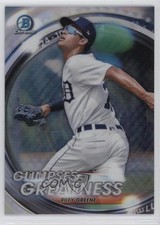 2020 Bowman Draft Glimpses of Greatness Refractor /250 Riley Greene #GOG-RG nd3