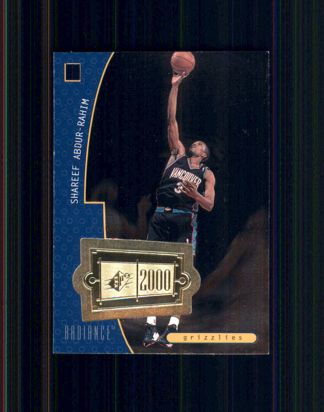 1998-99 SPx Finite #155 Shareef Abdur-Rahim Radiance #/2025