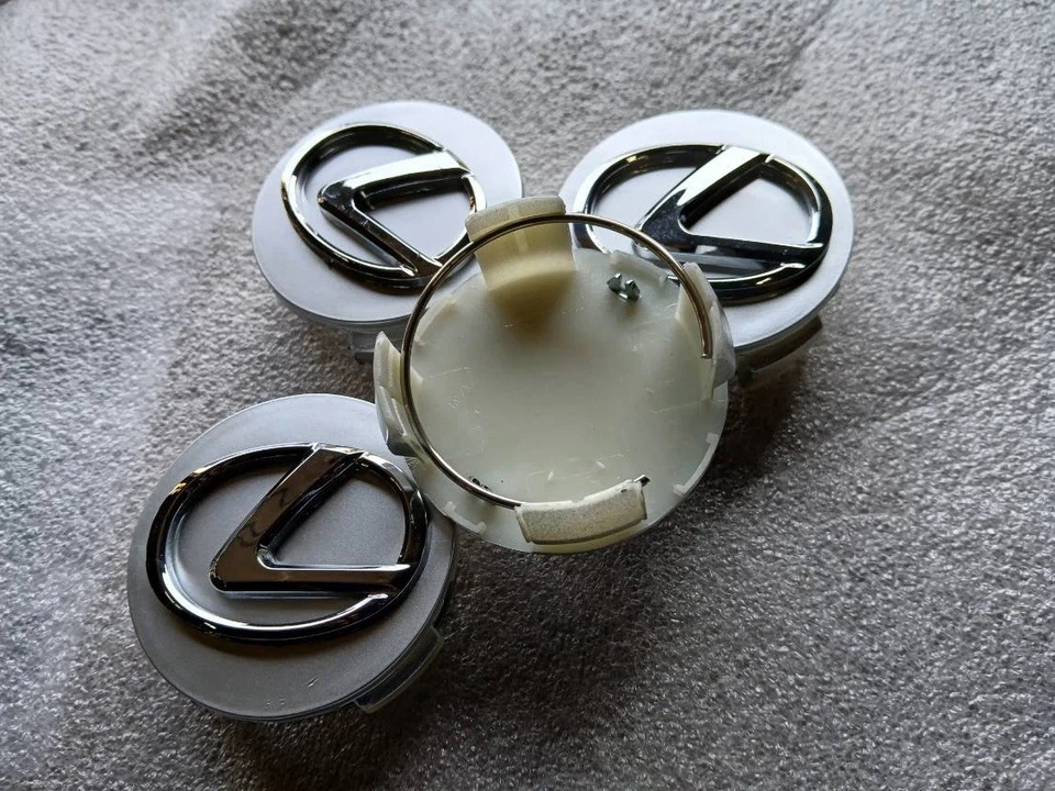 Tapacubos 4 piezas LEXUS CENTRADOS de rueda plateados llanta 62 mm para Lexus 4260330590 2006-2013 Foto 2 de 4