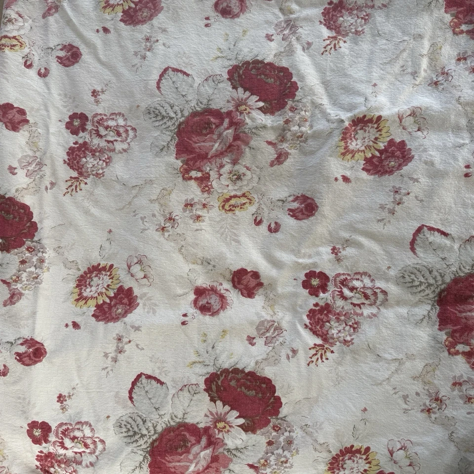 Waverly Norfolk Rose винтажная роза одна занавеска панель 52 дюйма x 76 дюймов ЧИТАЙТЕ - Изображение 4 из 4