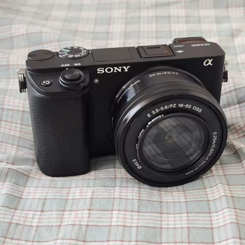 Sony Alpha A6300 Mirrorless Digital Camera w/16-50mm Zoom