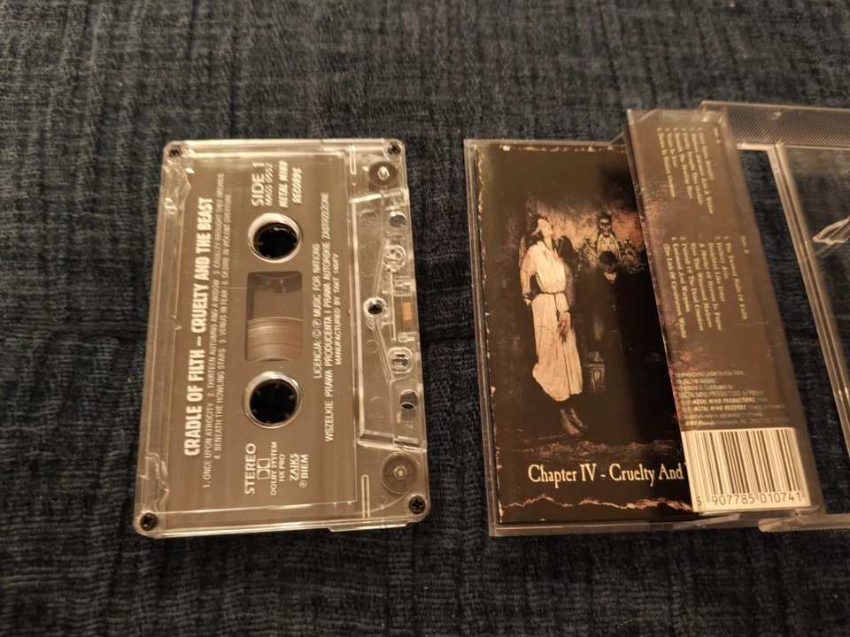 Cradle of Filth Cruelty and the Beast MC cassette Dimmu Borgir Covenant Ancient - Image 2 of 4